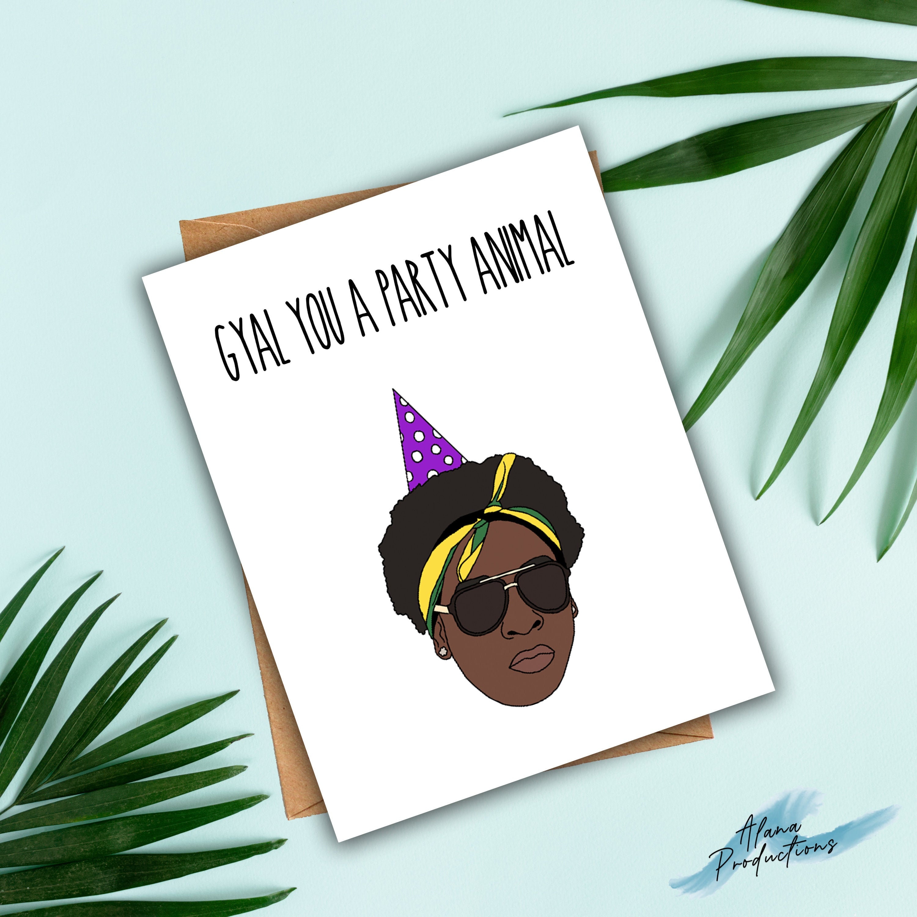 Charly Black Gyal You A Party Animal Birthday Card Dancehall - Etsy Charly Black Gyal You A Party Animal Birthday Card Dancehall - Etsy