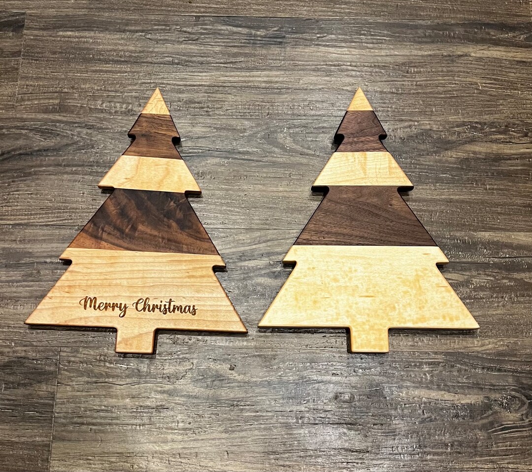 Christmas Tree Cutting Board,charcuterie Board Personalized, Engraved