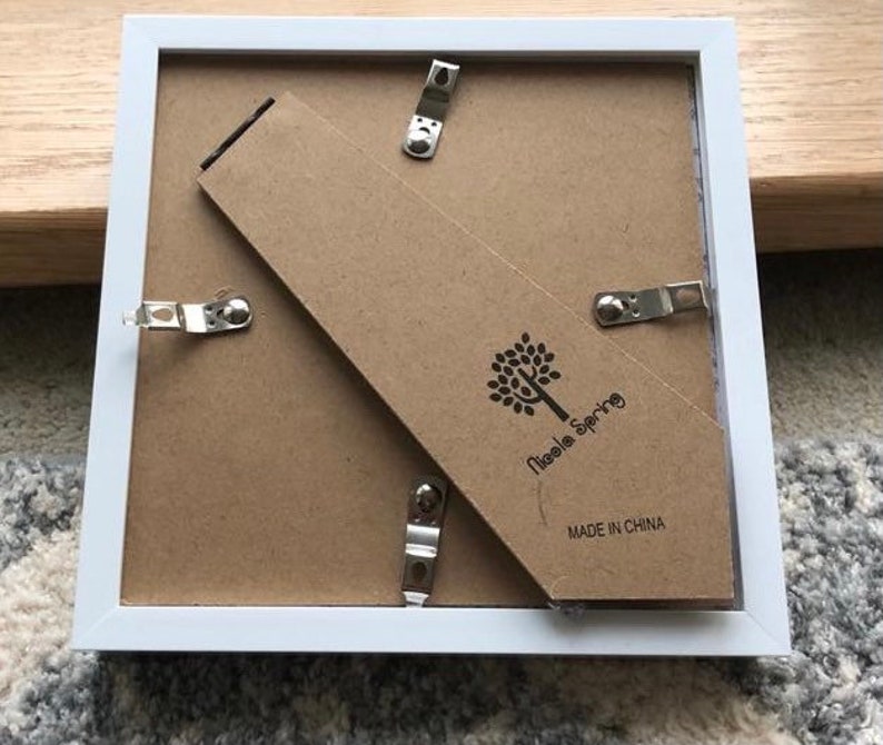 Paper Flower Box Frame Rose Anniversary Gift Etsy UK