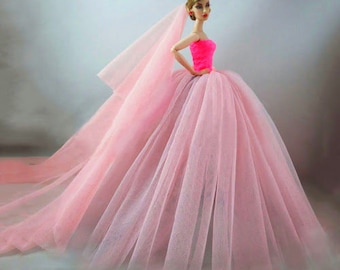 pink barbie frocks