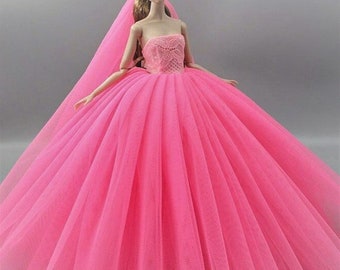 Pink barbie dress clearance