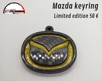 Mazda Limited Edition carbon fiber keychain