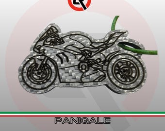 Ducati Panigale V4 carbon fiber keychain | With custom name or logo | Made in Italy | Car enthusiast gift