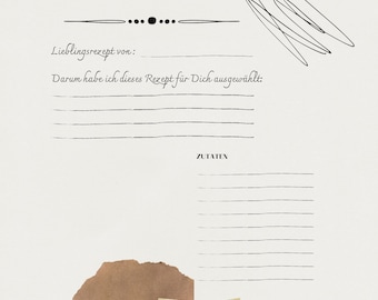 Additional recipes Co-Cooking Journal