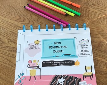 Notebook Notebook Mind Maps Teen School Study Gift