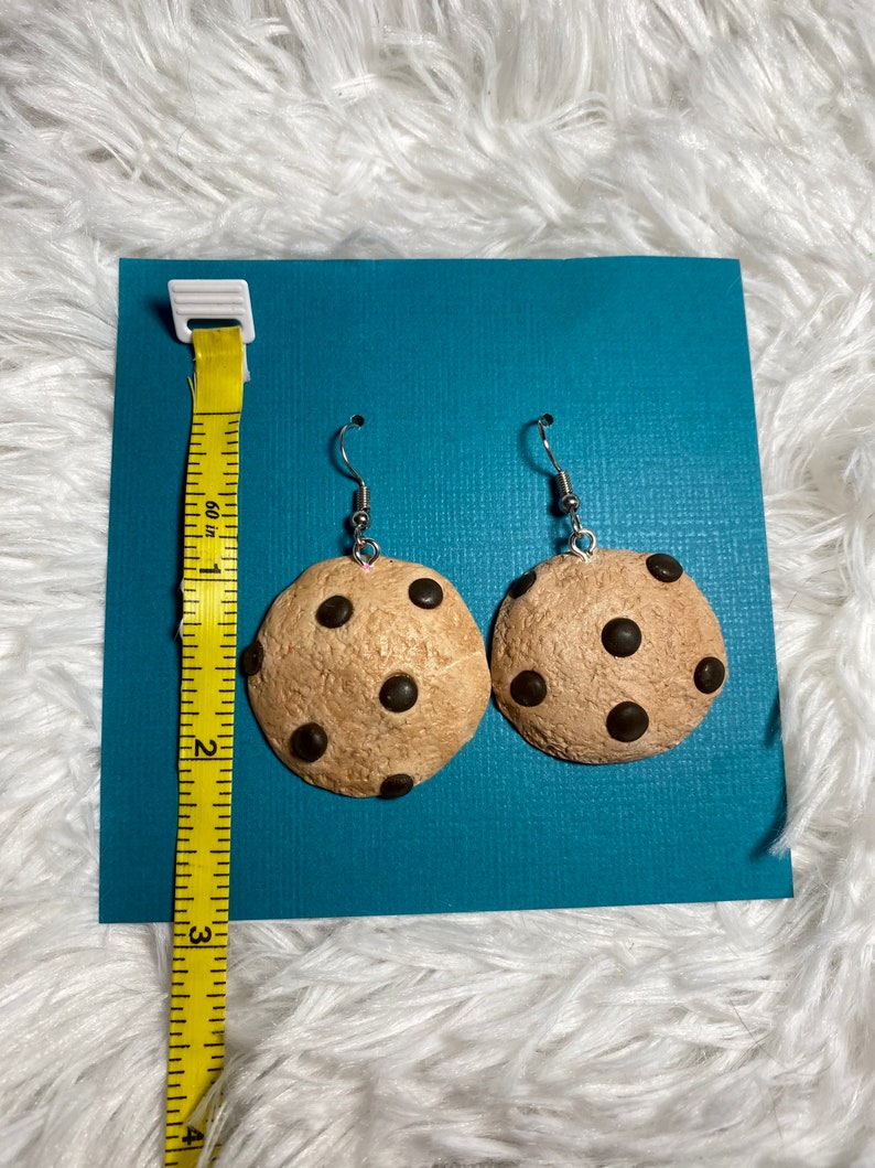 Chocolate Chip Cookie Earrings