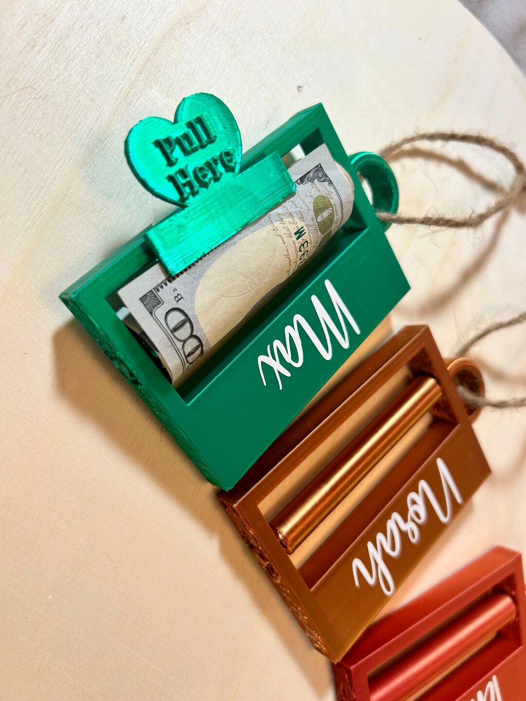Money Ornament Gift Holder Money Gift Present Holiday Gift Money Holder