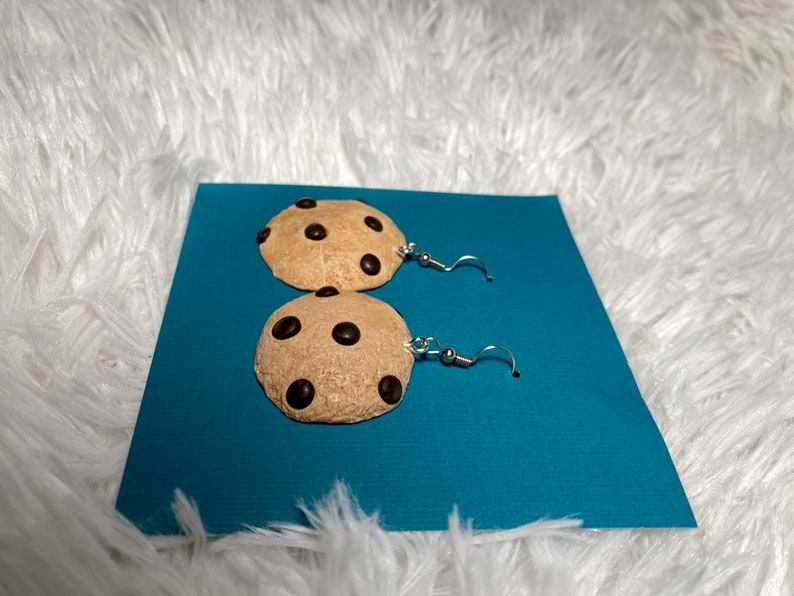 Chocolate Chip Cookie Earrings