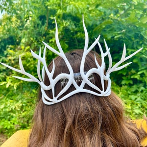 Antler Crown Nature Crown Cosplay Renaissance Faire Fantasy Crown