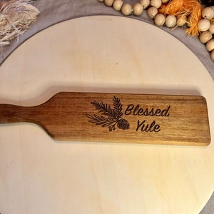 Yule Serving Platter Yule Ritual Board pagan Pagan Decor Yule Decor