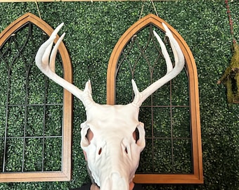 Deer Skull Face Mask Antler Mask Wendigo
