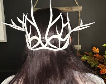 Antler Crown, Renaissance Faire Cosplay Headpiece - Etsy