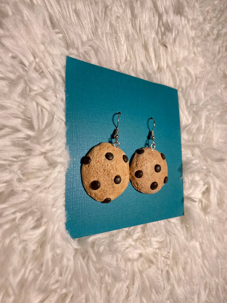 Chocolate Chip Cookie Earrings