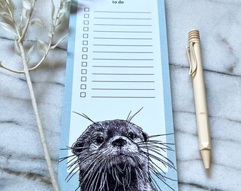 Otter To Do list / notepad / shopping list