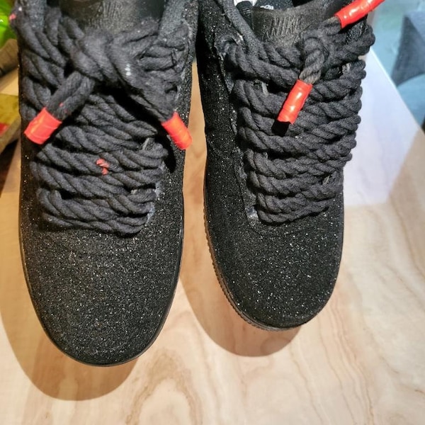 custom air force 1 louis vuitton black