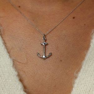 Anchor Pendant Jewelry, 14K Real Gold Anchor Pendant, Sail Boat Anchor, Sea Jewelry, Anchor Pendant,  Sailor Jewelry, OcePendant