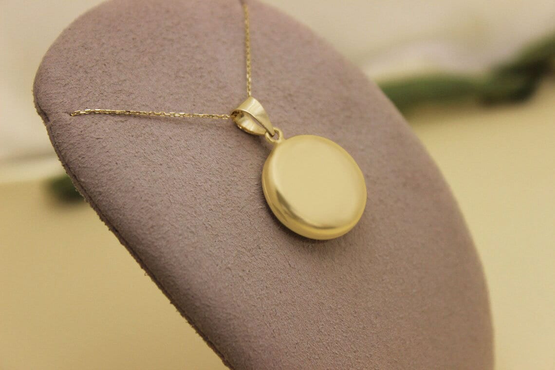 Etsy gold locket discount