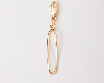 14K 18K Massivgold Speziell angefertigte Verlängerungskette oder Armband, einstellbare Verlängerung, 1,5, 2, 2,5, 3 Zoll abnehmbare Einsteller-Verlängerungskette