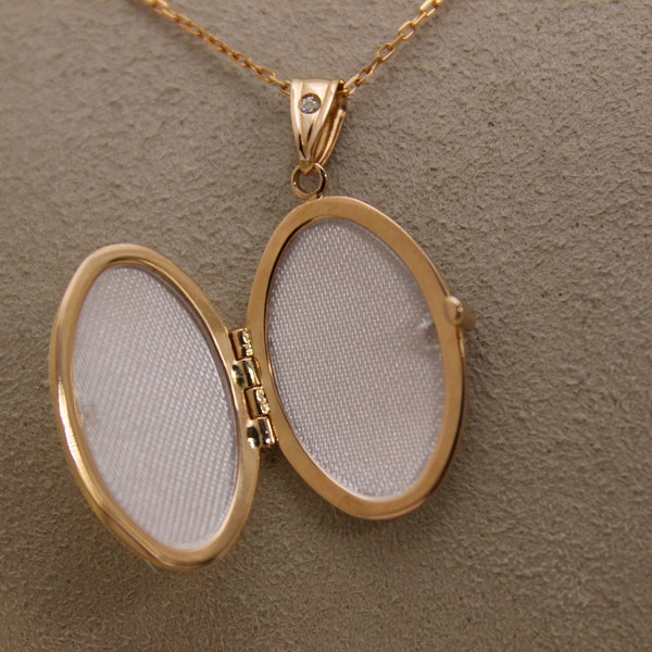 Rose Gold Locket - Etsy