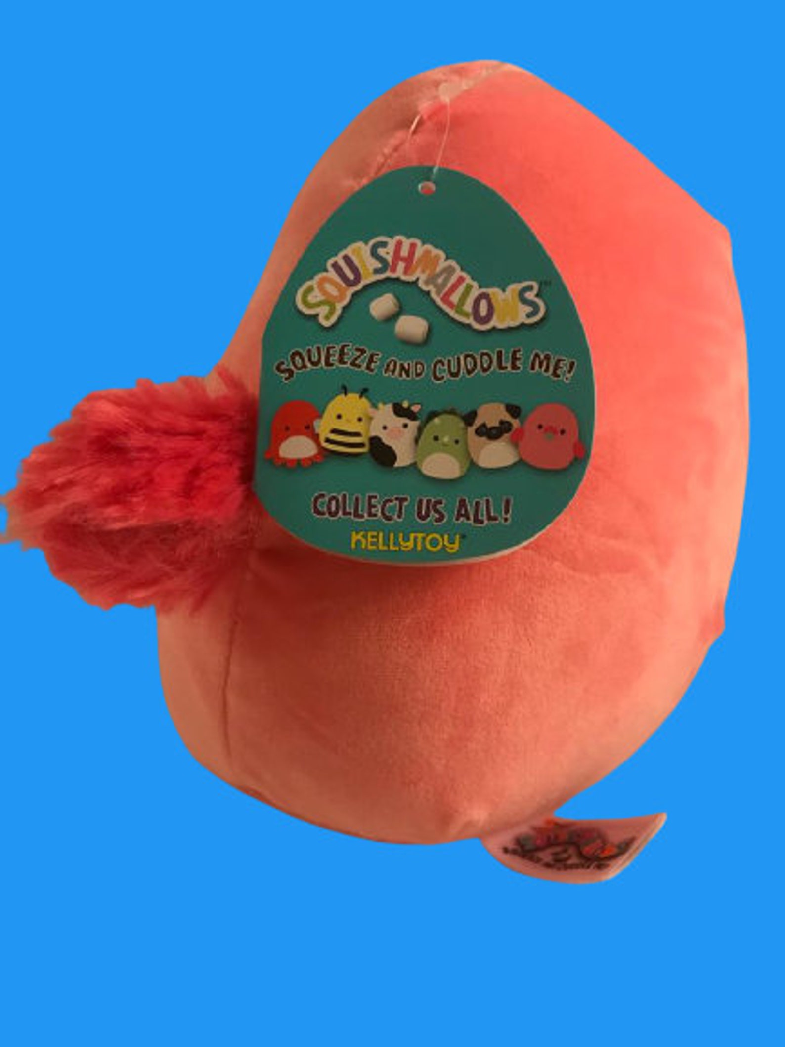 Cookie the Flamingo Squishmallow Cuddly Toy Etsy