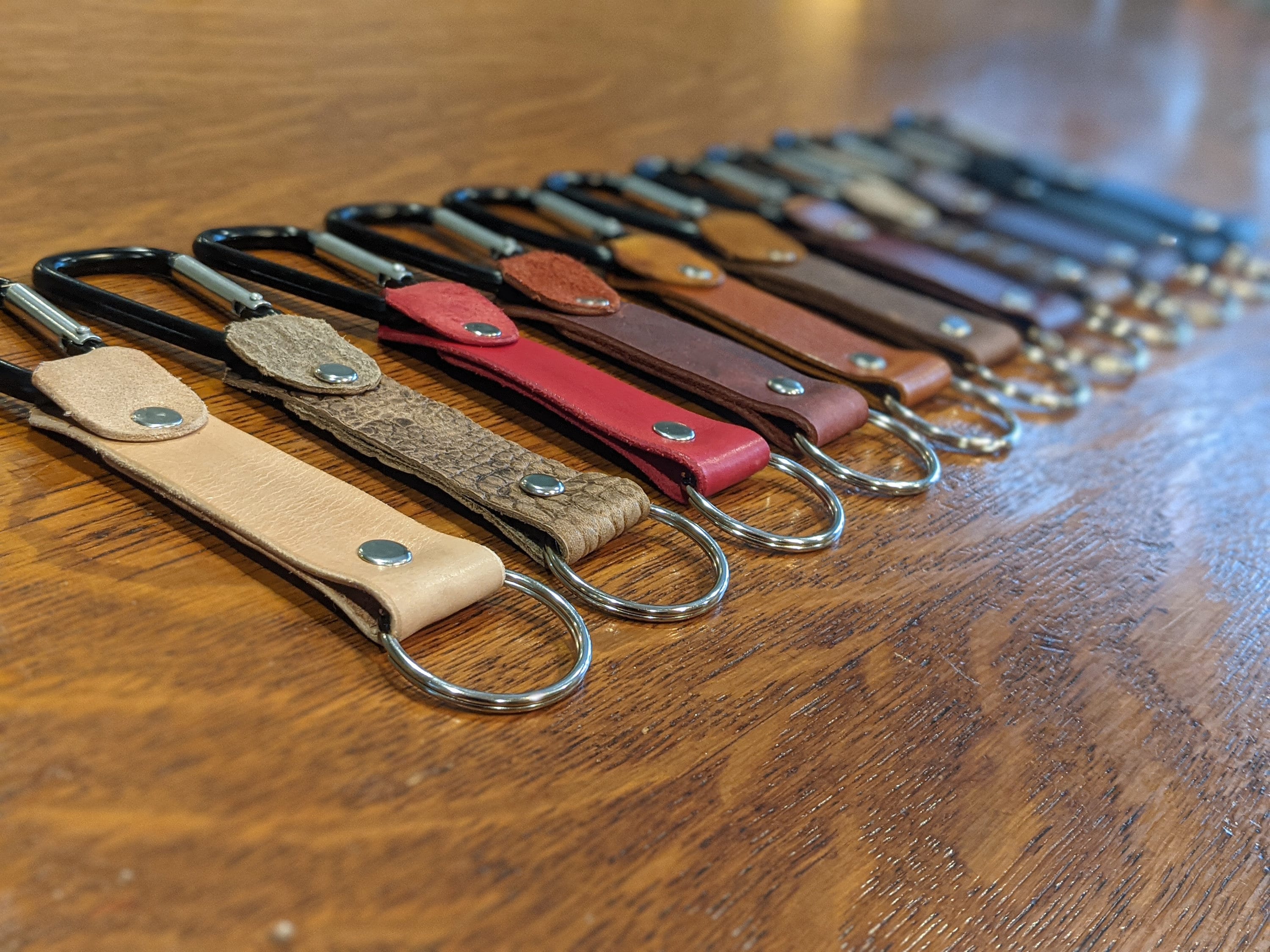 Leather Carabiner 