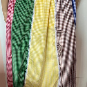 7 and 9 color skirt of Yoruba religion