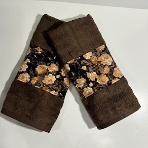 Handmade Towel set/ kitchen-bathroom towel set, unique gifts for her, holidays gift ideas, Mother&#39;s Day, Christmas gift, Valentine&#39;s Day