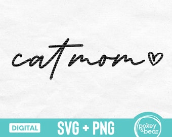 Download Cat Mom Svg Etsy