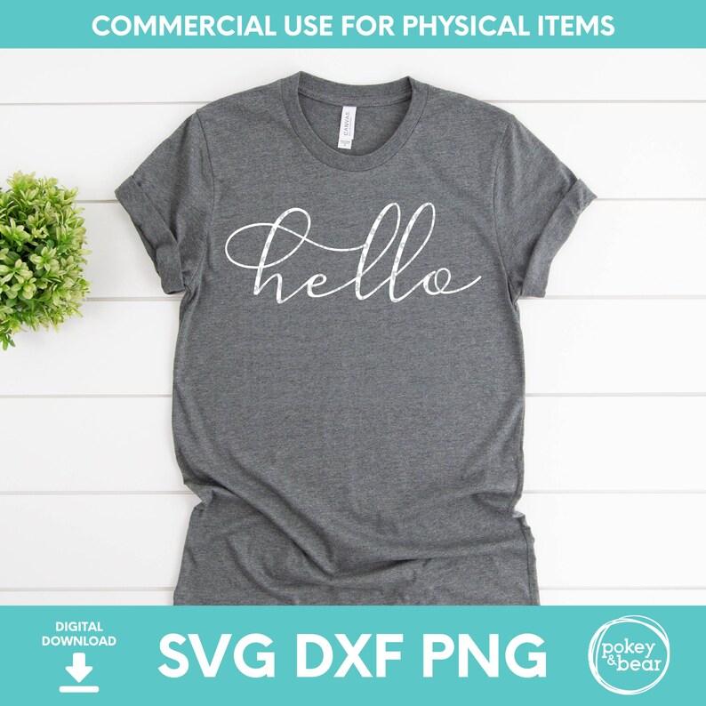 Hello Cut File Hello Svg for Door Hello Svg for Front Door Hello Svg Files Welcome Sign Svg Front Door Sign Svg Greeting Svg Download