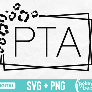 Leopard PTA Svg Cheetah PTA Svg Physical Therapist Assistant Svg PTA Shirt Svg Cut File Pta Png Sublimation Design Digital Download