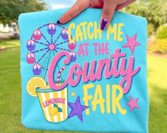 County Fair Png, Carnival Png, Ferris Wheel Png, Summer Sublimation Design (Digital Download)