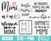 Mimi Svg Bundle, Blessed Mimi Svg, Mimi Life Svg, Mother's Day Svg Bundle, Mimi Cut File, Mimi Shirt Svg Bundle, Mimi Designs, Mimi Cut File 