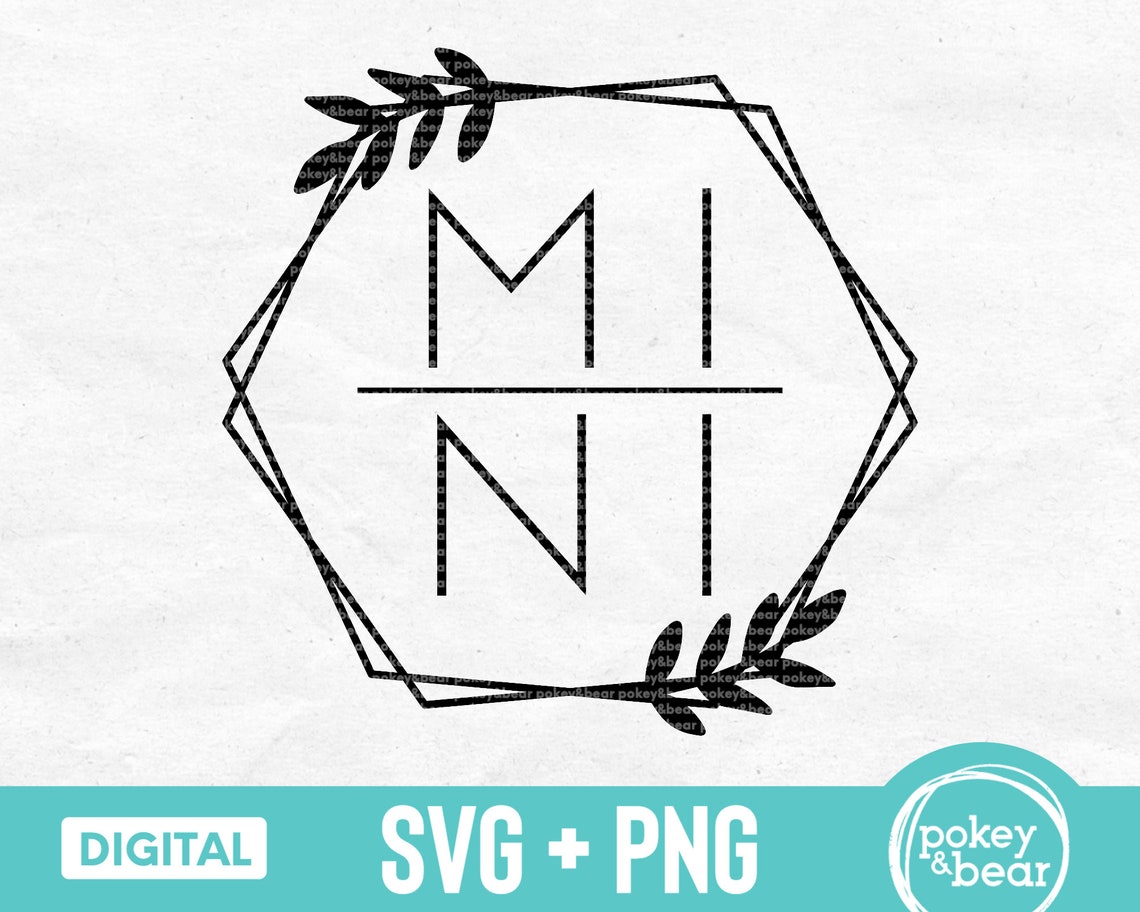 Download Mini Floral Hexagon Svg Mini Hexagon Svg Mini Svg Mama And | Etsy