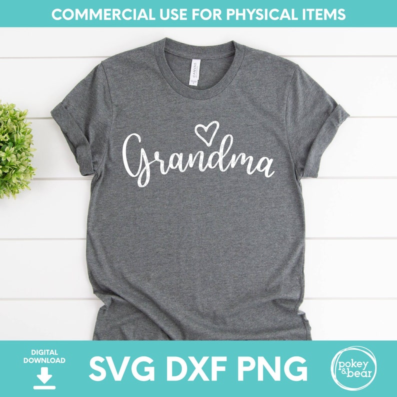 Download Grandma Svg Grandma Heart Svg Grandma Shirt Svg | Etsy