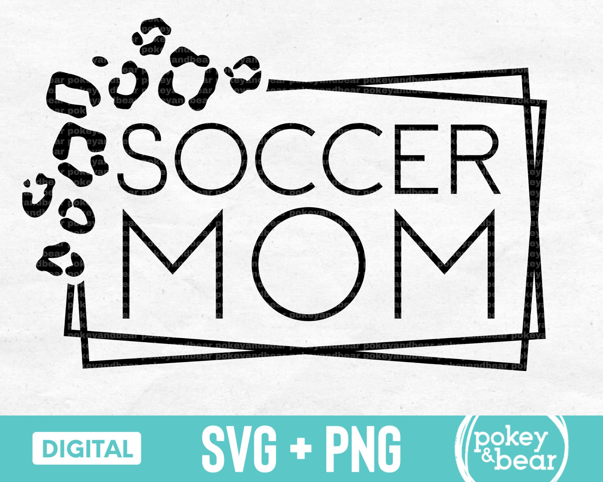 Leopard Soccer Mom Svg Cheetah Soccer Svg Soccer Mom Shirt Etsy