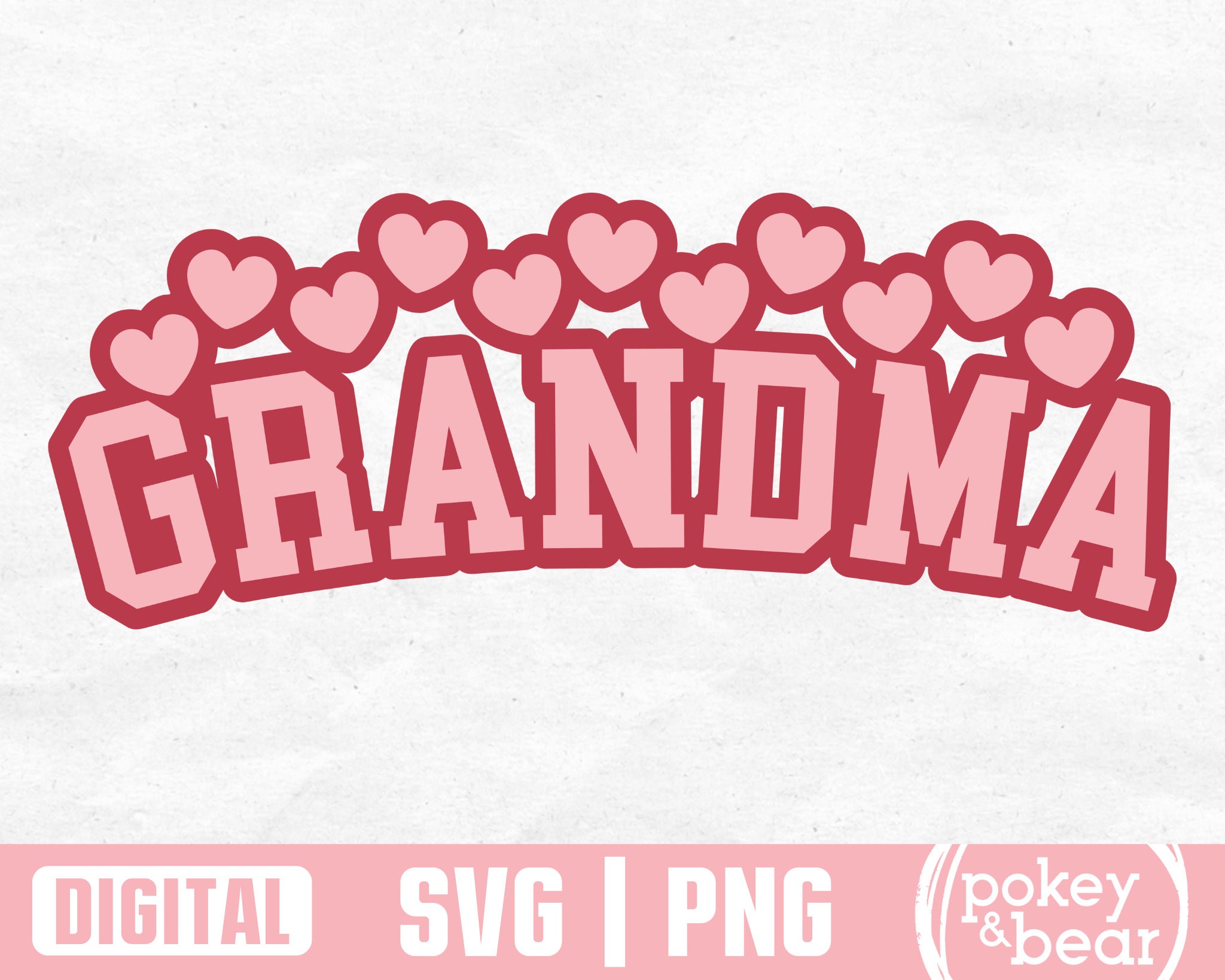 Grandma Svg Grandma Heart Svg Grandma Shirt Svg - Etsy