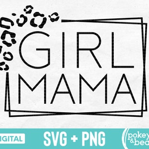 Leopard Girl Mama Svg Cheetah Mama Png Mom Of Girls Svg Mom Life Svg Mama Square Svg Mama Shirt Svg Cut File Digital Download