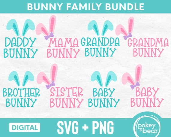Download Family Bunny Svg Bundle Easter Svg Bundle Mama Bunny Svg Etsy