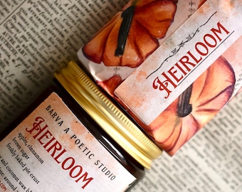 Candela di soia al profumo di torta di mele, appena sfornata, colata a mano, regalo perfetto per l'autunno.