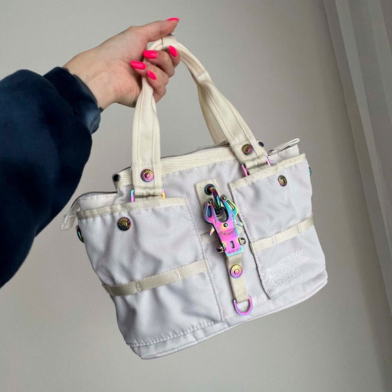 George Gina Lucy GG L Multi Pocket White Cargo Bag Etsy