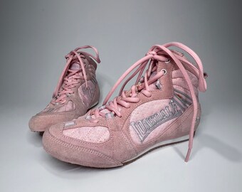 Lonsdale archive pink boxing boots