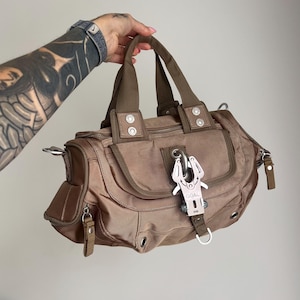 E GINA&LUCY ハンドバッグ ペイズリー 総柄 GEORGE GINA&LUCY ハンドバッグ ペイズリー 総柄