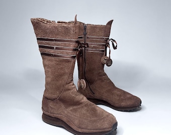 Jette Joop Vintage Archive 90s/y2k Tribal High Knee Sneakers