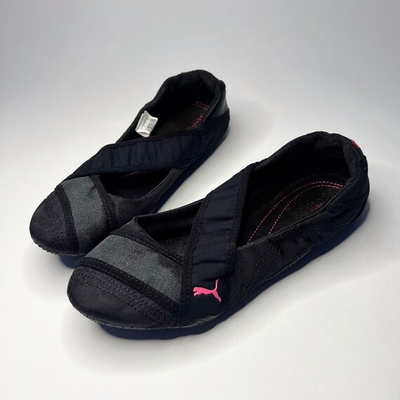 Puma Archive Black Ballet Flats UK 4 Etsy UK