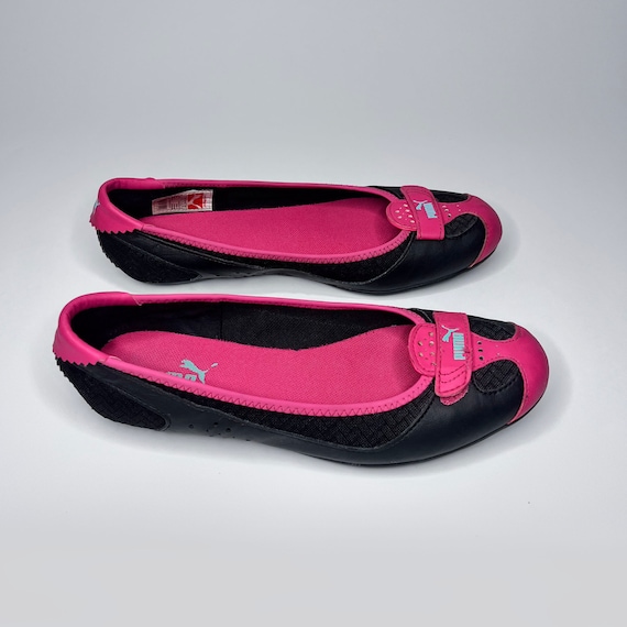 Bailarinas negras y rosas de archivo Puma talla 5 del Reino Unido Etsy Espana
