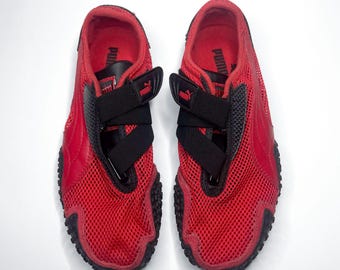 Puma Mostro Vintage Röda Mesh Sneakers
