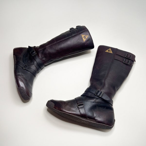 vintage Le Coq brown leather boots