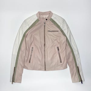 Vintage Leather Moto Jacket