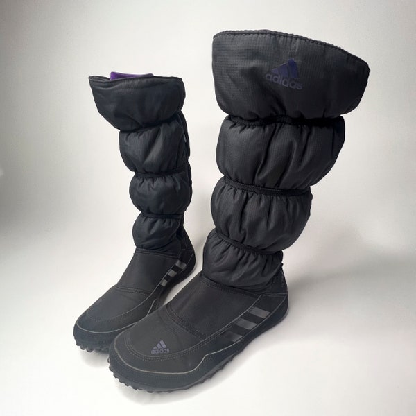 Adidas black puffer boots
