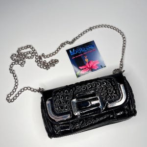 Petit sac Guess en similicuir noir